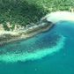 This undated handout photo received on April 6, 2020 from the ARC Centre of Excellence for Coral Reef Studies at James Cook University shows an aerial survey of coral bleaching on the Great Barrier Reef