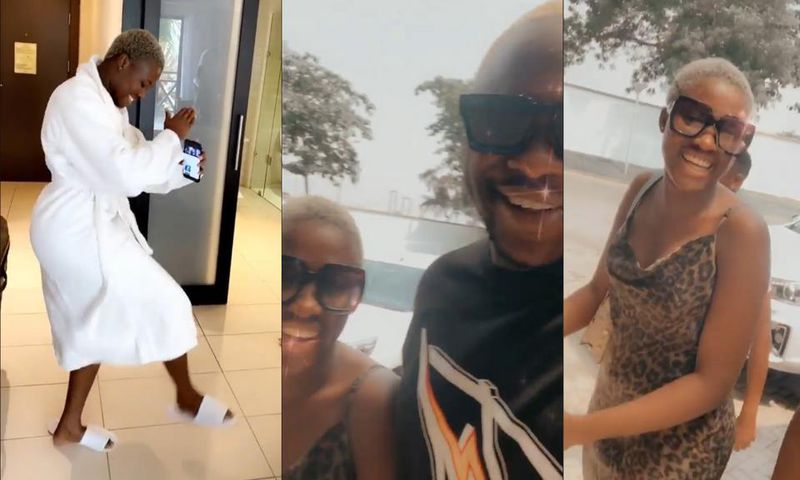 Fella Makafui and Medikal