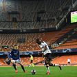 Atalanta's Josip Ilicic (L) scored four goals in a Champions League game played without fans in Valencia.