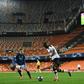 Atalanta's Josip Ilicic (L) scored four goals in a Champions League game played without fans in Valencia.