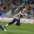 'The Cat': Peter Bonetti in action in a 2009 legends game in Italy
