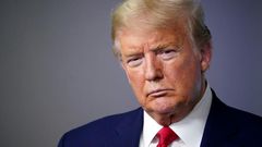 US President Donald Trump addresses a daily coronavirus briefing at the White House, on March 31, 2020