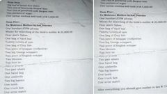 Man breaks up with girlfriend after her family unleash scary bride price list on him
