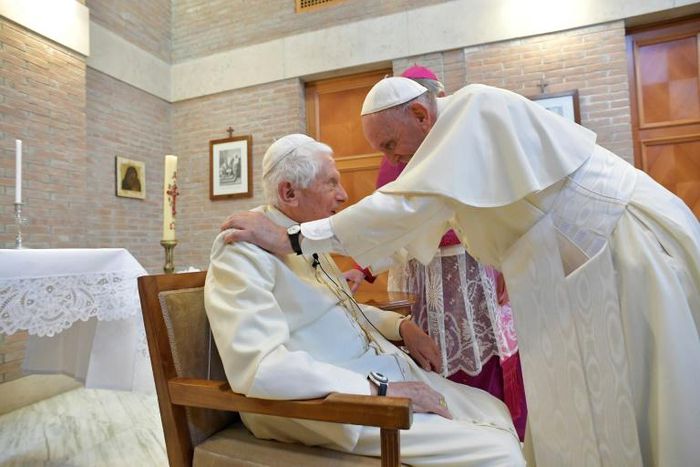 As "emeritus" Pope Benedict XVI continued in his retirement to write on the great themes of the Church, friction has arisen, creating the appearance of "two popes" at odds