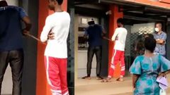 Man uses stick to withdraw money from ATM to avoid contracting COVID-19 (video)