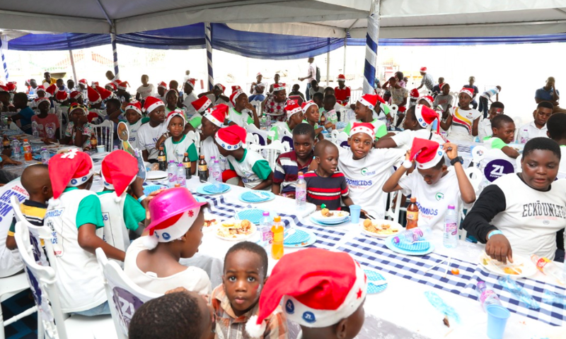 Zoomlion fetes hundreds of children