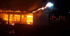 Accra Academy residential hall catches fire