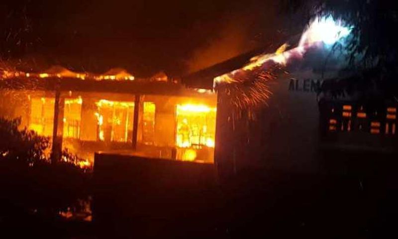 Accra Academy burnt