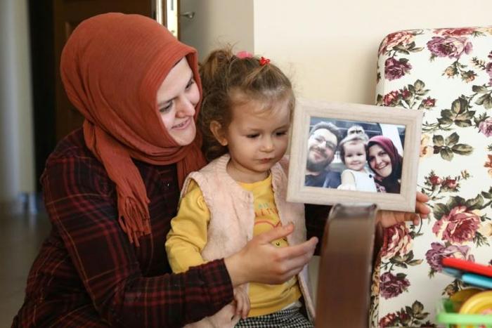 "A large burden on my shoulders has gone," Sumeyye Yilmaz says after being reunited with her husband who had been missing for eight months