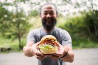 A man who makes delicious hamburgers