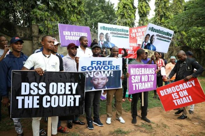 Sowore's supporters reacted angrily after he was re-arrested just a day after a court freed him