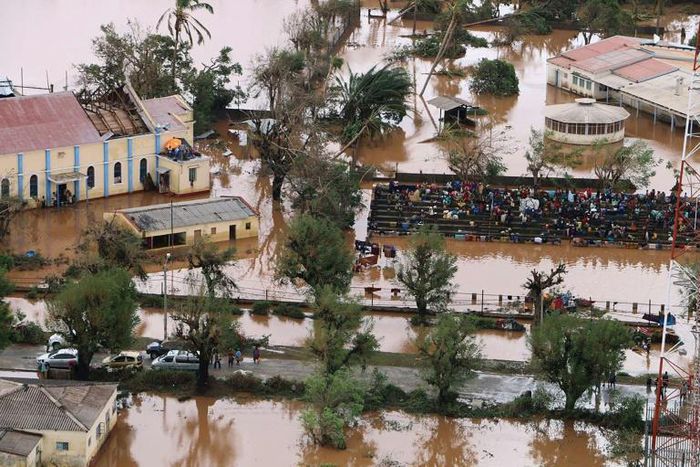 Mozambique was at the epicentre of the damage from the cyclone and flooding