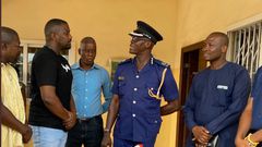 Dumelo donates to police stations