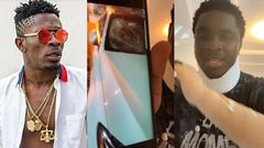 Shatta Wale sends goon to beat Kweku Smoke