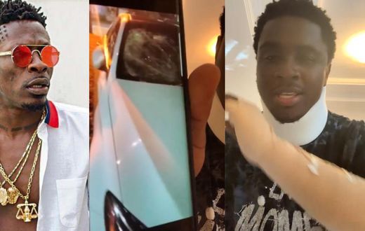 Shatta Wale sends goon to beat Kweku Smoke