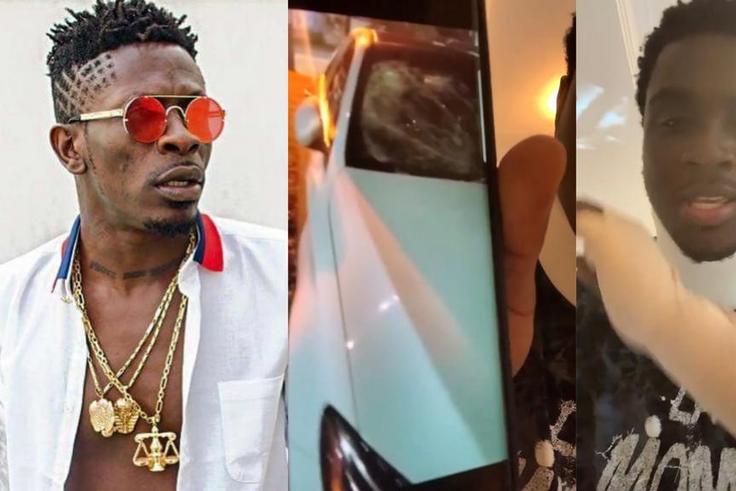 Shatta Wale sends goon to beat Kweku Smoke