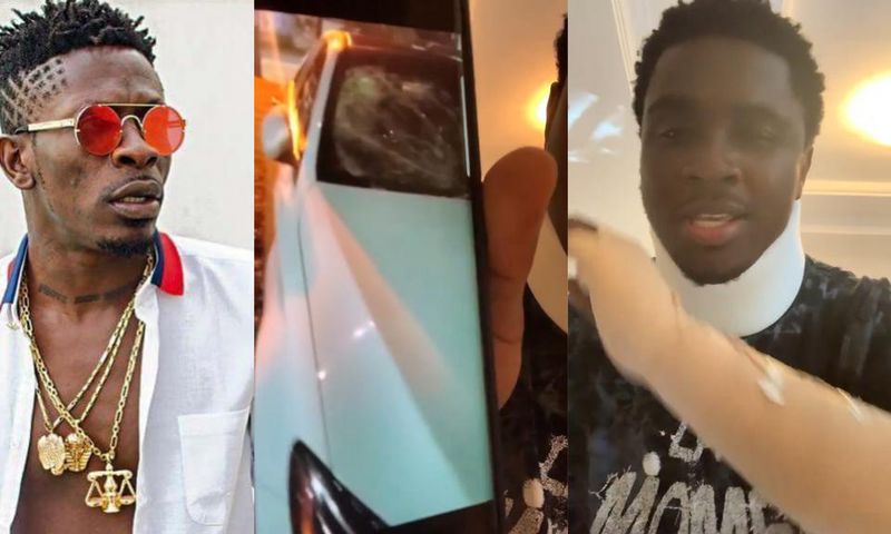 Shatta Wale sends goon to beat Kweku Smoke