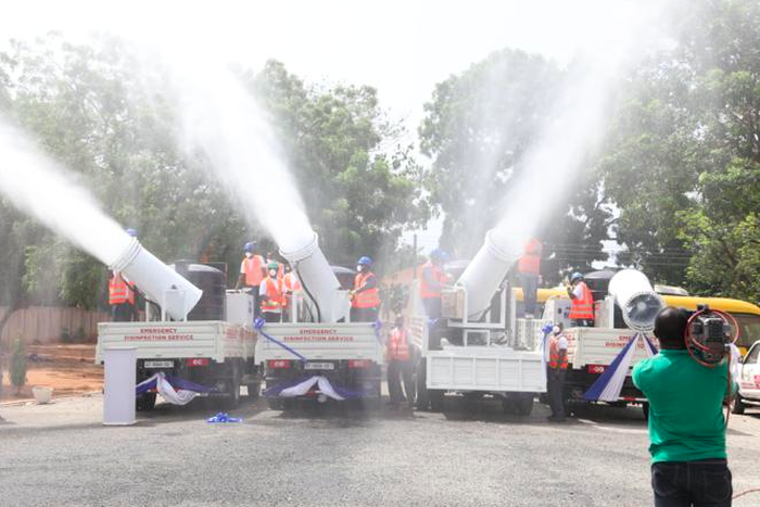 Zoomlion and GES fumigate SHSs in Ghana