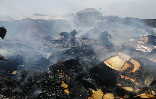 Fire guts parts of Old Fadama; over 800 structures destroyed