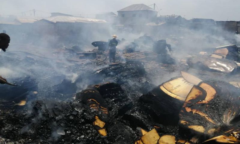 Fire guts parts of Old Fadama; over 800 structures destroyed