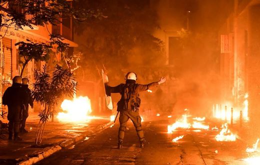 The annual demonstation marking the 1973 student uprising against Greece's US-backed military dictatorship regularly descends into violence
