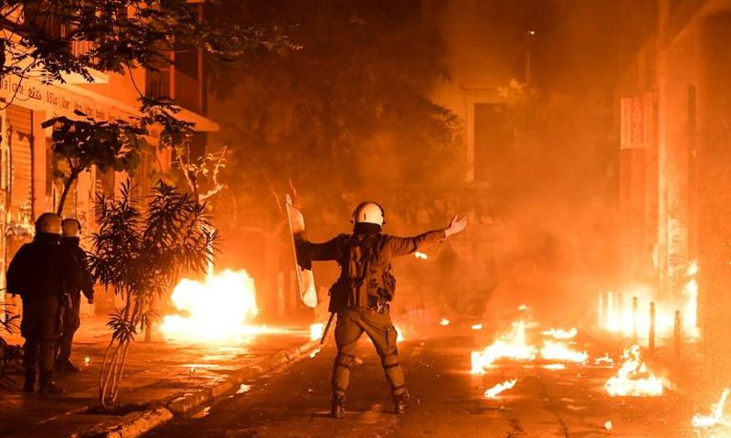 The annual demonstation marking the 1973 student uprising against Greece's US-backed military dictatorship regularly descends into violence