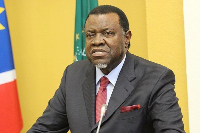Namibia's President Hage Geingob