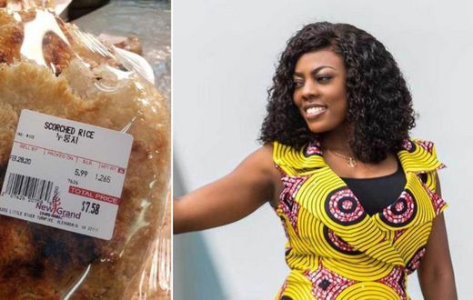 Nana Aba buys ‘kanzo’ packaged as scorched rice for $7.5 at Harvard
