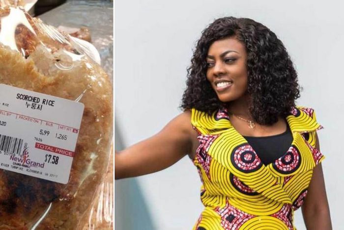 Nana Aba buys ‘kanzo’ packaged as scorched rice for $7.5 at Harvard