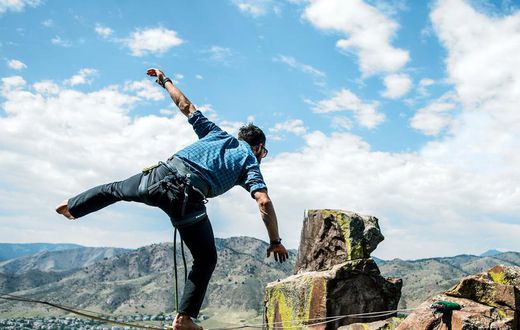 Man Tried to Walk a Terrifying 60-Foot High Line