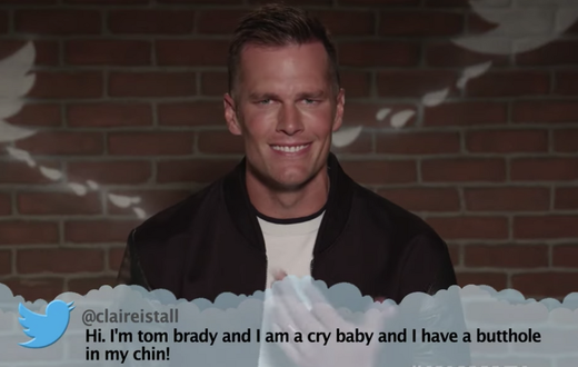 Tom Brady Reacts to Mean Tweets on Kimmel