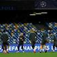 Barcelona ahead of their first clash with Napoli in the Champions League last 16, first leg in Naples.
