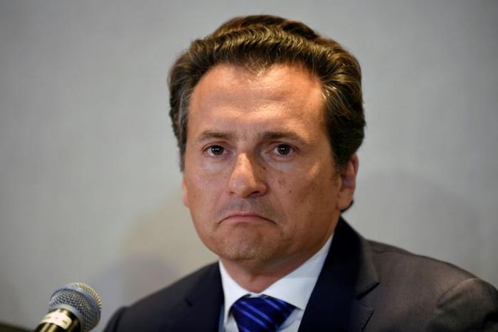 Former CEO of Petroleos Mexicanos (PEMEX) Emilio Lozoya, pictured in 2017, is accused of accepting millions of dollars in bribes