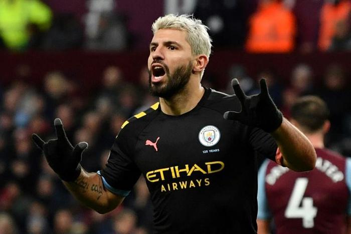 177 not out: Sergio Aguero surpassed Thierry Henry's record as the top scoring foreign player in Premier League history