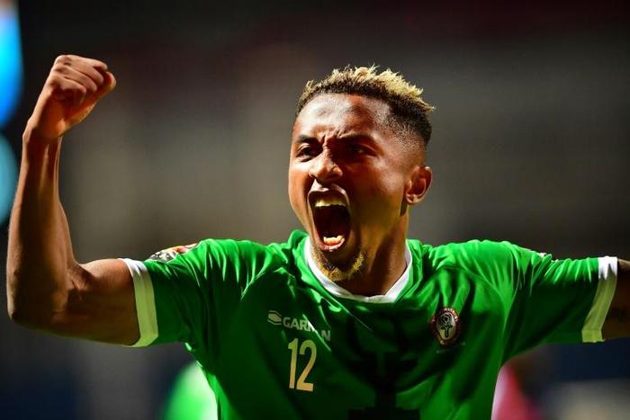 A file photo of Lalaina Nomenjanahary, whose two goals helped Madagascar trounce Niger 6-2 Tuesday in an Africa Cup of Nations qualifier