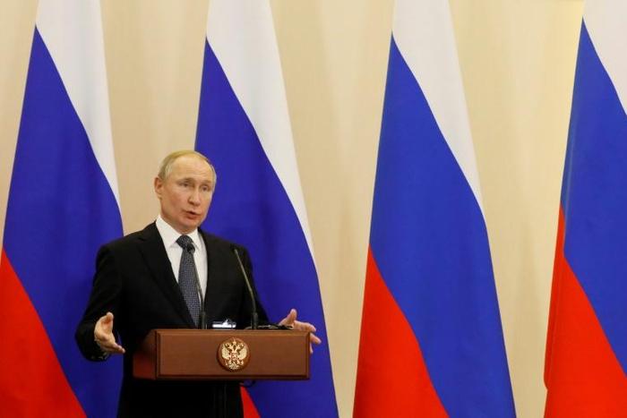 Russia has said the decision must be made quickly on the soon-to-expire document, and Washington's position is so far unclear; pictured is Russian President Vladimir Putin on December 4, 2019