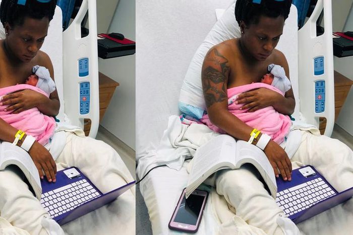 Woman who sat for exams shortly after giving birth "passes with flying colours"