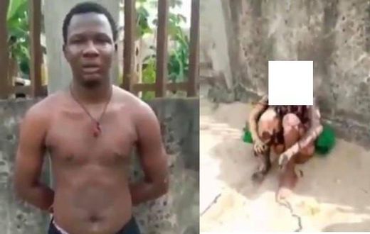 Man allegedly sets girlfriend on fire for over cheating claims (Video)