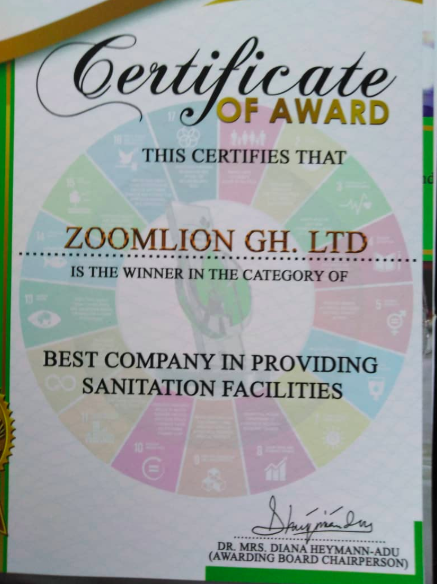 Zoomlion wins three SSI 2019 Awards in Accra