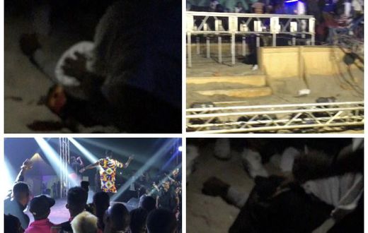 Fan injured as stage collapses at Fuse ODG’s Kente party