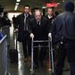 Harvey Weinstein enters Manhattan Criminal Court, on January 16, 2020, in New York City