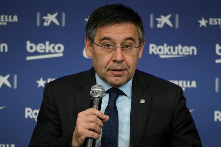 Josep Maria Bartomeu was elected Barcelona president in 2014