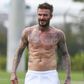 Ripped David Beckham Played Soccer in Miami