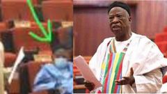 Lawmakers run for cover as MP removes his facemask and sneezes loudly (video)