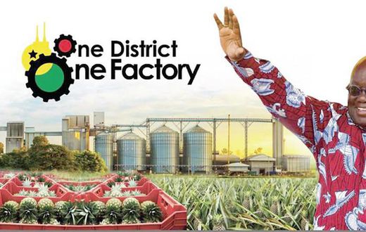 58 factories in operation under One District, One Factory policy – Ofori-Atta