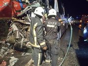 The accident scene