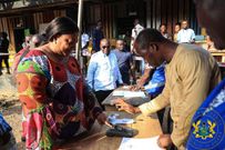 Photos show President Akufo Addo and his wife Rebecca voting at Kyebi
