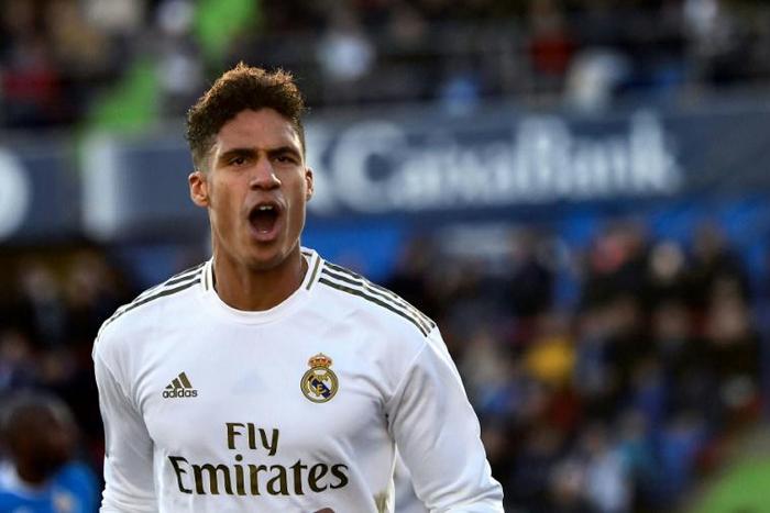 Raphael Varane scored twice in Real Madrid's victory over Getafe on Saturday.