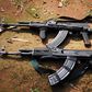 Two police officers shot dead, AK47 stolen