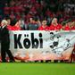 At Koebi Kuhn's last match in charge of Switzerland, a 2-0 victory over Portugal in Basel at Euro2008 the squad held out a banner thanking him